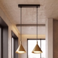 BRILAGI - LED Lampa wisząca na linkach CONE DOUBLE 2xGX53/15W/230V złota