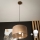 Brilagi - LED Lampa wisząca na linkę ANTHONY 1xE27/60W/230V dąb orzech/brązowy