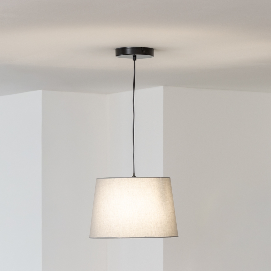 Brilagi - LED lampa wisząca na przewodzie CERIA 1xE27/40W/230V, średnica 30 cm, szara