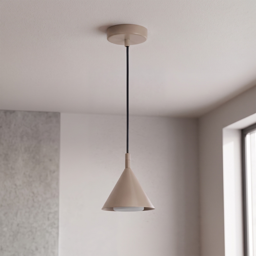 BRILAGI - LED Lampa wisząca na przewodzie CONE SINGLE 1xGX53/15W/230V beżowa