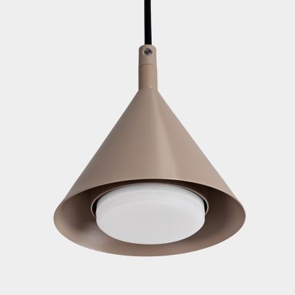 BRILAGI - LED Lampa wisząca na przewodzie CONE SINGLE 1xGX53/15W/230V beżowa