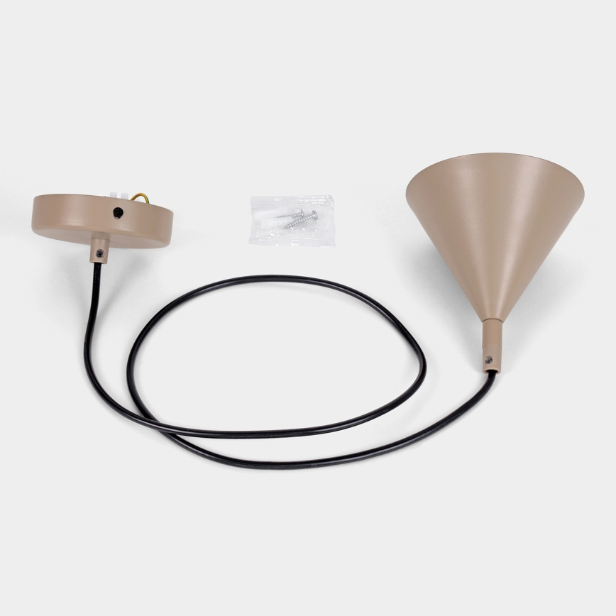 BRILAGI - LED Lampa wisząca na przewodzie CONE SINGLE 1xGX53/15W/230V beżowa
