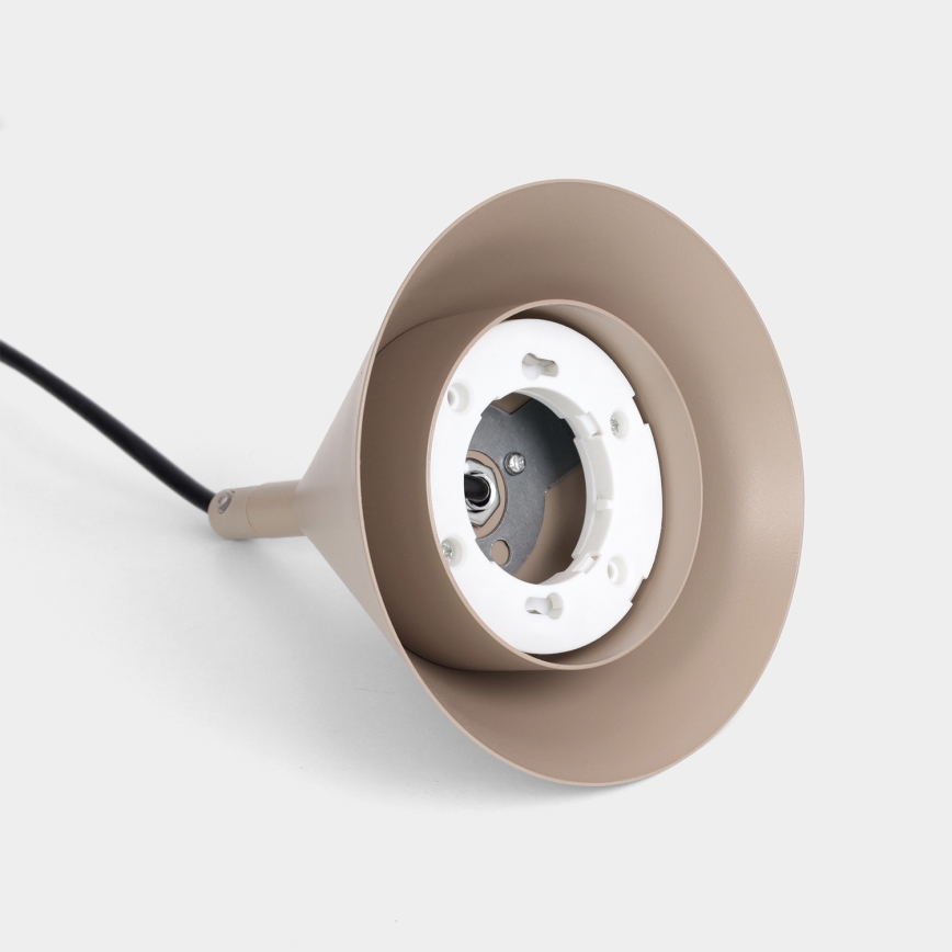 BRILAGI - LED Lampa wisząca na przewodzie CONE SINGLE 1xGX53/15W/230V beżowa