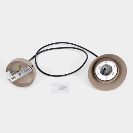 BRILAGI - LED Lampa wisząca na przewodzie CONE SINGLE 1xGX53/15W/230V beżowa