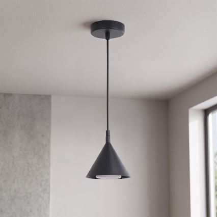 BRILAGI - LED Lampa wisząca na przewodzie CONE SINGLE 1xGX53/15W/230V czarny