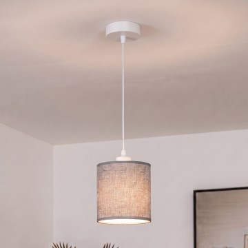 BRILAGI - LED Lampa wisząca na przewodzie NUBILA 1xE27/60W/230V ø 14 cm biała/szara