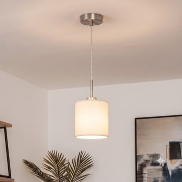 Brilagi - LED lampa wisząca na przewodzie NUBILA 1xE27/60W/230V Ø 14 cm kremowa