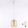 Brilagi - LED lampa wisząca na przewodzie RETRO GLASS 1xE27/60W/230V śr. 14 cm biały/dymny brąz