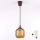 Brilagi - LED lampa wisząca na przewodzie RETRO GLASS 1xE27/60W/230V śr. 14 cm brązowa/dymiona brązowa