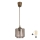 Brilagi - LED lampa wisząca na przewodzie RETRO GLASS 1xE27/60W/230V śr. 15 cm brązowy/przydymiony beż