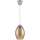 Brilagi - LED lampa wisząca na przewodzie RETRO GLASS 1xE27/60W/230V śr. 17 cm srebrna/dymowo-beżowa