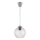 Brilagi - LED lampa wisząca na przewodzie RETRO GLASS 1xE27/60W/230V śr. 18 cm srebrna/przezroczysta