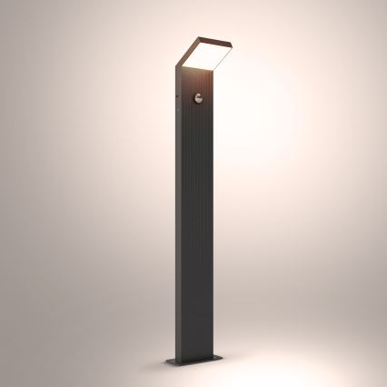 Brilagi - Lampa zewnętrzna LED z czujnikiem RIANO LED/8W/230V antracyt IP65
