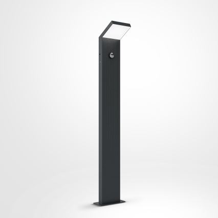 Brilagi - Lampa zewnętrzna LED z czujnikiem RIANO LED/8W/230V antracyt IP65