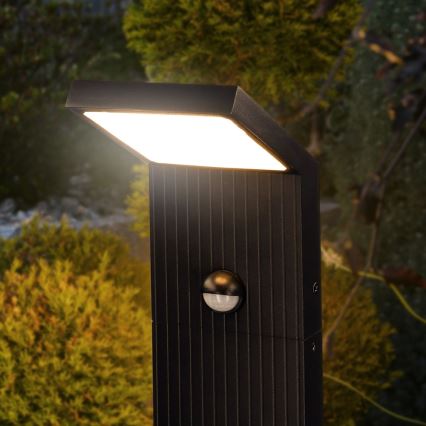 Brilagi - Lampa zewnętrzna LED z czujnikiem RIANO LED/8W/230V antracyt IP65