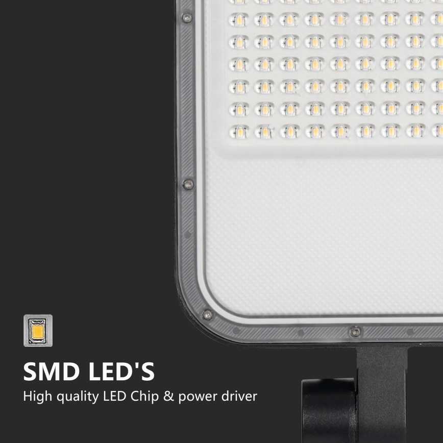 Brilagi - LED zewnętrzna lampa uliczna ze słupem i przegubem 3 m URBANLIGHT LED/100W/230V czarna IP65