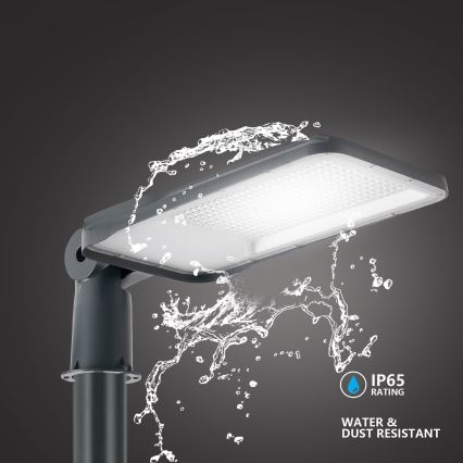 Brilagi - LED zewnętrzna lampa uliczna z słupem i przegubem o wysokości 3 m URBANLIGHT LED/200W/230V antracyt IP65