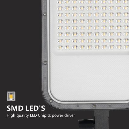 Brilagi - Zewnętrzna lampa uliczna LED z słupem i przegubem 4 m URBANLIGHT LED/100W/230V czarna IP65
