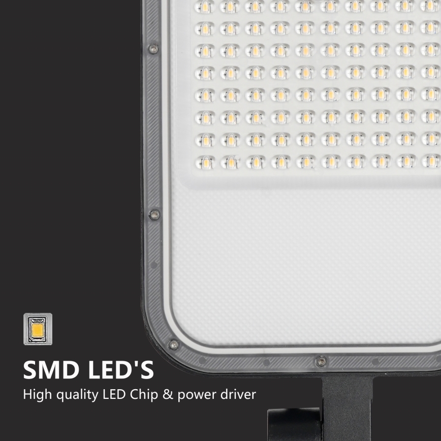 Brilagi - Zewnętrzna lampa uliczna LED z słupem i przegubem 4 m URBANLIGHT LED/100W/230V czarna IP65