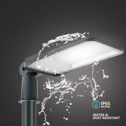 Brilagi - zewnętrzna lampa uliczna LED na słupie z przegubem 5 m URBANLIGHT LED/200W/230V antracyt IP65