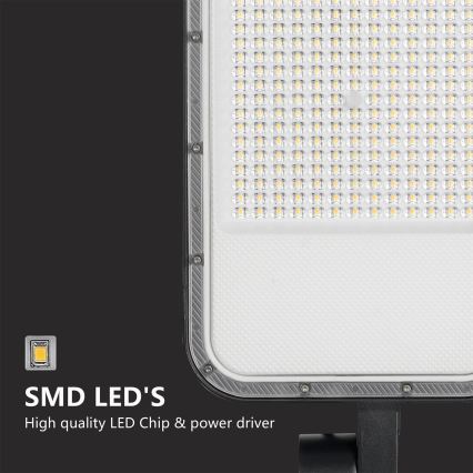 Brilagi - Zewnętrzna lampa uliczna LED z słupem i przegubem o wysokości 4 m URBANLIGHT LED/200W/230V czarna IP65