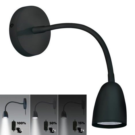 Brilagi - LED Lampka ścienna ściemnialna LED/4W/230V czarny