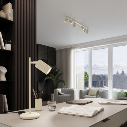 Brilagi - LED Lampka stołowa CRESTO 1xGU10/10W/230V kremowa