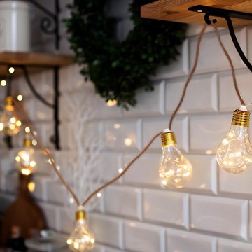 BRILAGI - LED łańcuch dekoracyjny 10xLED/3xAA 1,8 m ciepła biel
