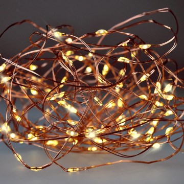 Brilagi - LED łańcuch świąteczny 100xLED/3xAA 10m ciepła biała