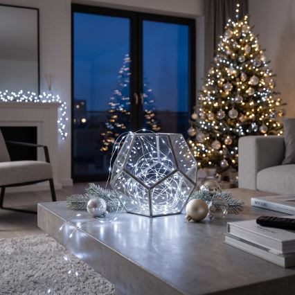 BRILAGI - LED łańcuch świąteczny 100xLED/3xAA 10m zimne białe światło