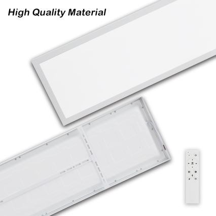 Brilagi - LED Łazienkowa lampa sufitowa FRAME SMART LED/50W/230V 30x120 cm 3000-6000K IP44 biała + pilot zdalnego sterowania