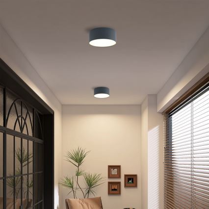 Brilagi - Plafon łazienkowy LED FORIS LED/20W/230V śr. 15 cm antracyt IP44