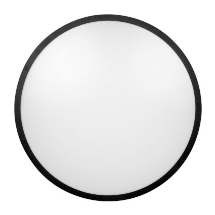 Brilagi - LED oprawa sufitowa do łazienki z czujnikiem ZENNA LED/18W/230V Ø 29,5 cm IP44 czarna + pilot zdalnego sterowania