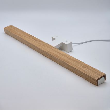 Brilagi - LED Łazienkowe oświetlenie lustra WOODY MIRROR LED/12W/230V 60 cm IP44 dąb/biały
