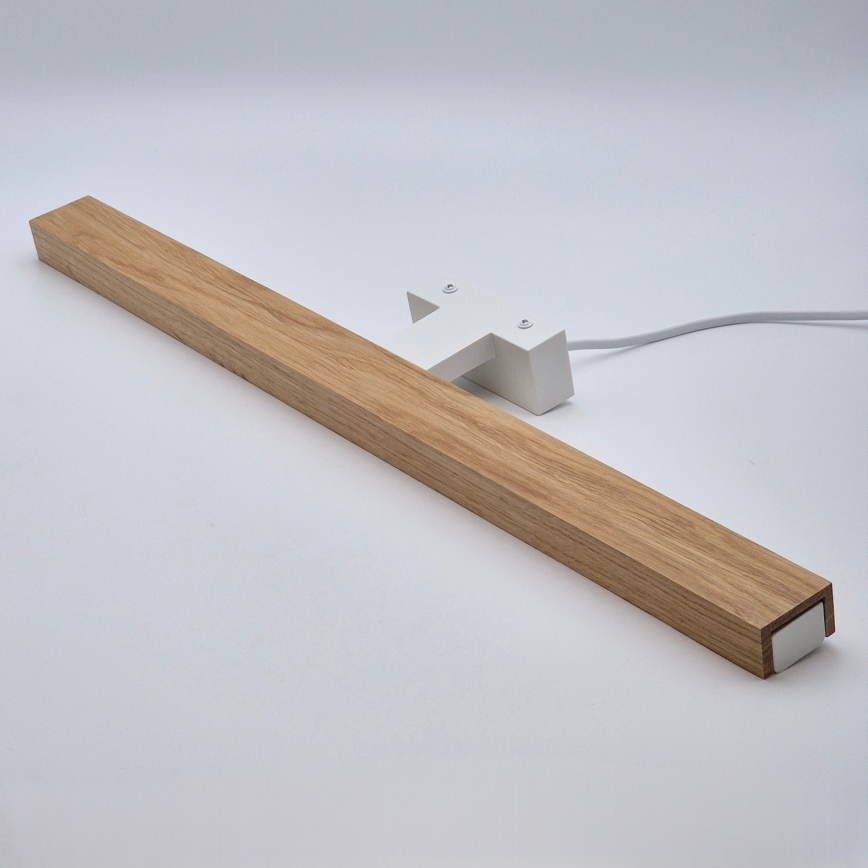 Brilagi - LED Łazienkowe oświetlenie lustra WOODY MIRROR LED/12W/230V 60 cm IP44 dąb/biały