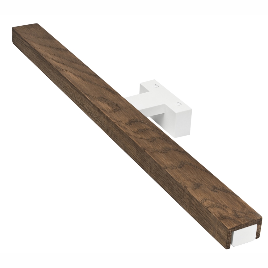 Brilagi - LED Łazienkowe oświetlenie lustra WOODY MIRROR LED/12W/230V 60 cm IP44 dąb orzech/biały