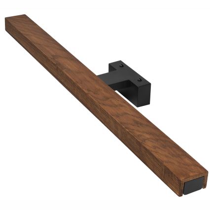 Brilagi - LED Łazienkowe oświetlenie lustra WOODY MIRROR LED/12W/230V 60 cm IP44 dąb wiśnia/czarny