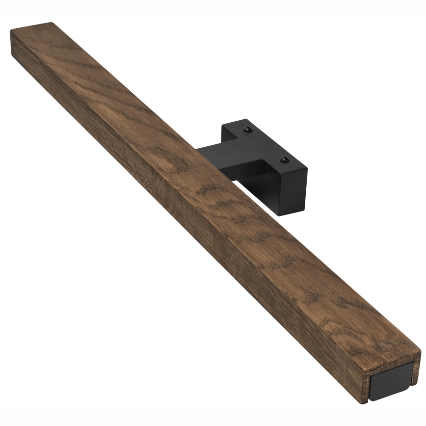 Brilagi - LED Łazienkowe oświetlenie lustra WOODY MIRROR LED/12W/230V 60 cm IP44 dąb orzech/czarny