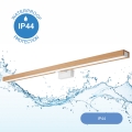 Brilagi - LED Łazienkowe oświetlenie lustra WOODY MIRROR LED/15W/230V 90 cm IP44 dąb/biały