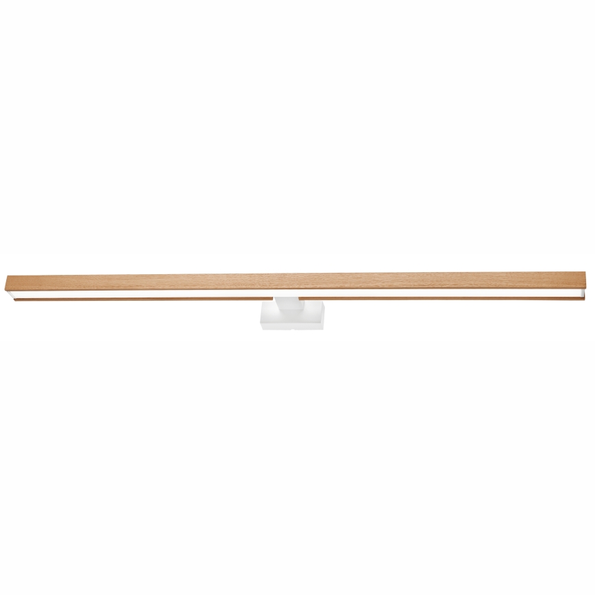 Brilagi - LED Łazienkowe oświetlenie lustra WOODY MIRROR LED/15W/230V 90 cm IP44 dąb/biały