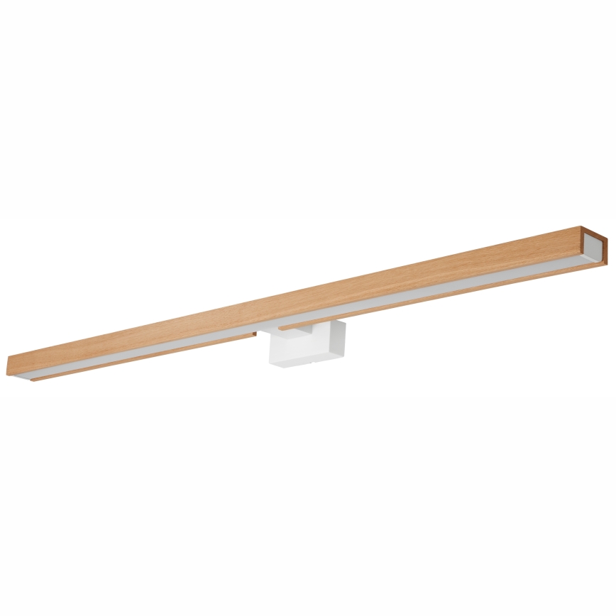 Brilagi - LED Łazienkowe oświetlenie lustra WOODY MIRROR LED/15W/230V 90 cm IP44 dąb/biały