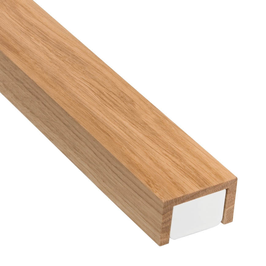Brilagi - LED Łazienkowe oświetlenie lustra WOODY MIRROR LED/15W/230V 90 cm IP44 dąb/biały