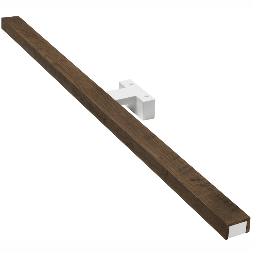 Brilagi - LED Łazienkowe oświetlenie lustra WOODY MIRROR LED/15W/230V 90 cm IP44 dąb orzech/biały
