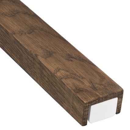 Brilagi - LED Łazienkowe oświetlenie lustra WOODY MIRROR LED/15W/230V 90 cm IP44 dąb orzech/biały