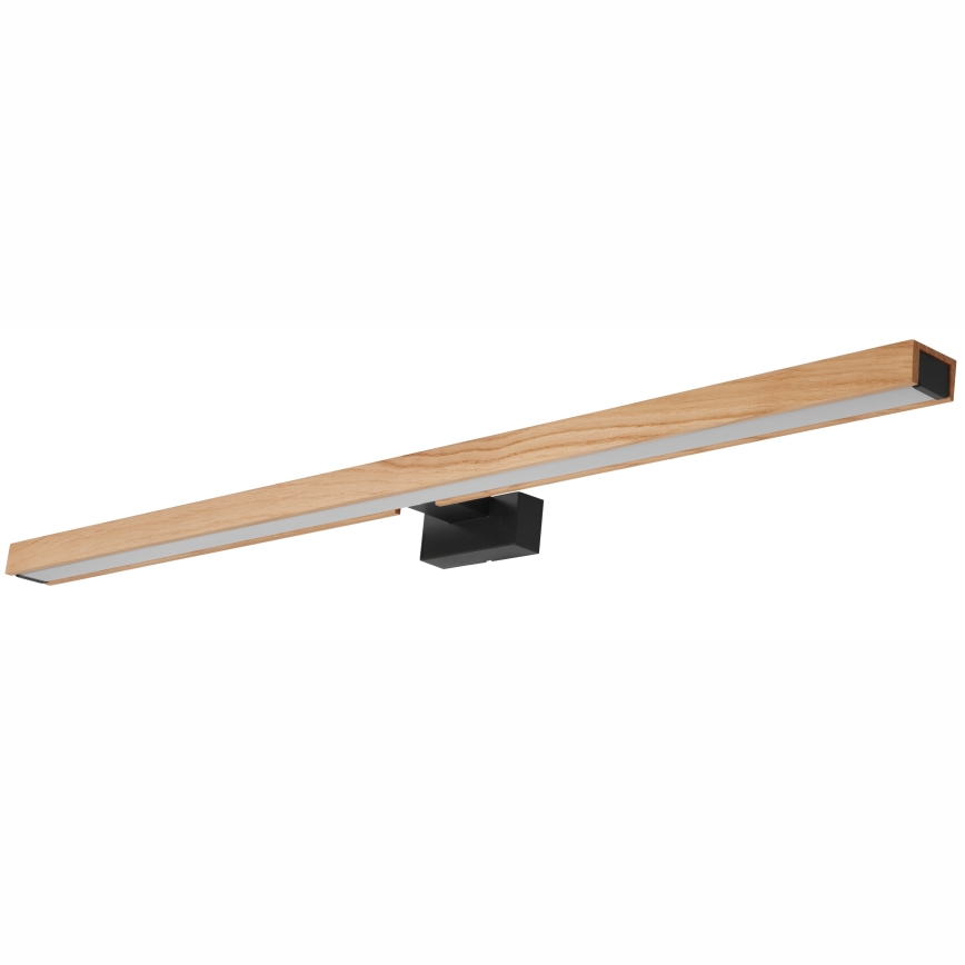 Brilagi - LED Łazienkowe oświetlenie lustra WOODY MIRROR LED/15W/230V 90 cm IP44 dąb/czarny