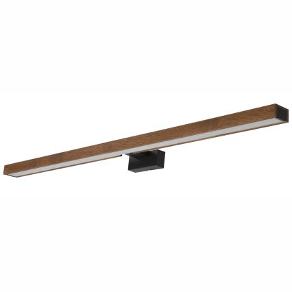 Brilagi - LED Łazienkowe oświetlenie lustra WOODY MIRROR LED/15W/230V 90 cm IP44 dąb wiśnia/czarny
