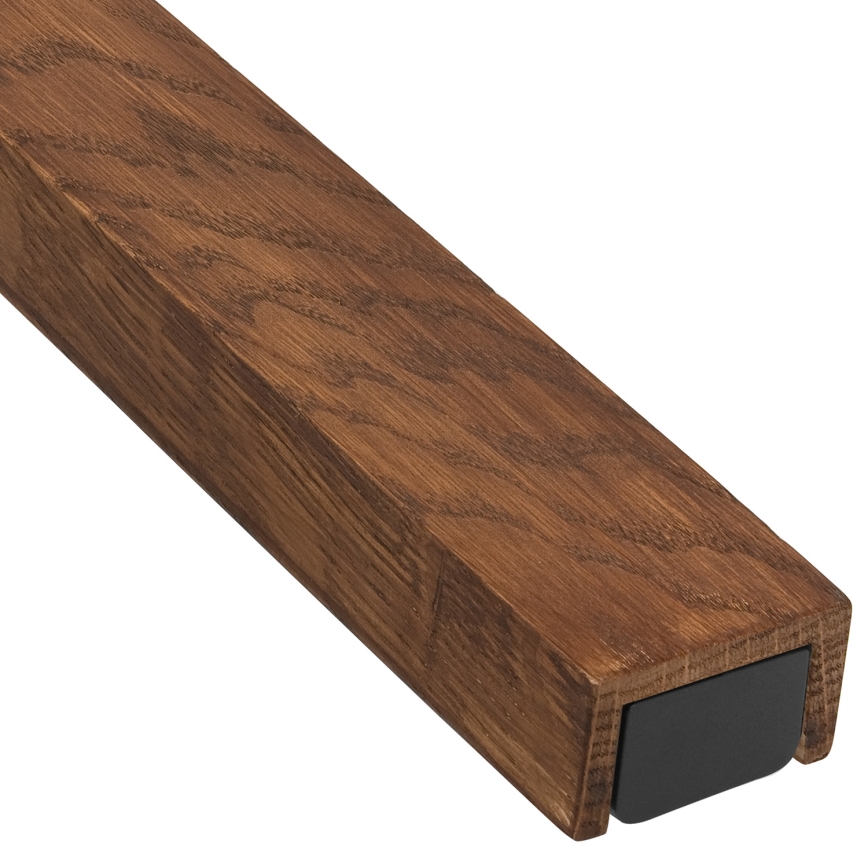Brilagi - LED Łazienkowe oświetlenie lustra WOODY MIRROR LED/15W/230V 90 cm IP44 dąb wiśnia/czarny