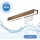 Brilagi - LED Łazienkowe oświetlenie lustra WOODY MIRROR LED/8W/230V 40 cm IP44 dąb orzech/biały