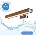 Brilagi - LED Łazienkowe oświetlenie lustra WOODY MIRROR LED/8W/230V 40 cm IP44 dąb wiśnia/chrom błyszczący