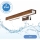 Brilagi - LED Łazienkowe oświetlenie lustra WOODY MIRROR LED/8W/230V 40 cm IP44 dąb wiśnia/chrom błyszczący